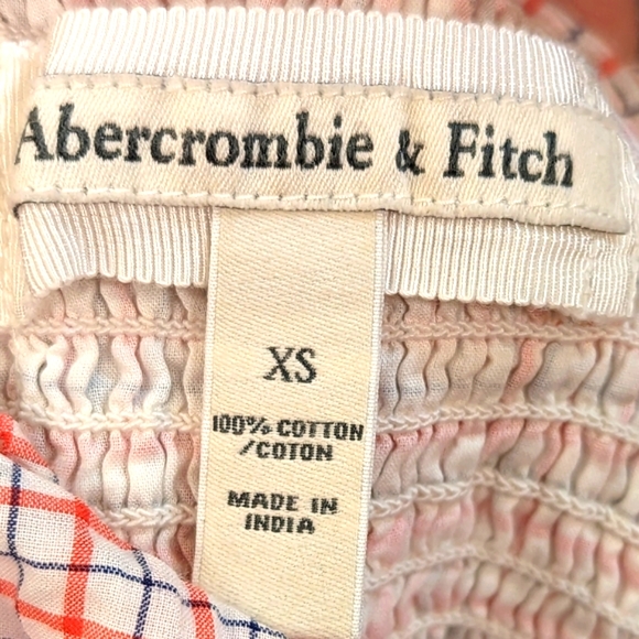 Abercrombie & Fitch Plaid Mini Dress Sz XSmall - Picture 7 of 11
